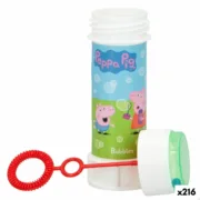 Frasco para bolas de sabão Peppa Pig 60 ml 3,7 x 11,5 x 3,7 cm (216 Unidades) A Preço de Revenda - nacloset