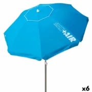 Parasol Aktive Azul Aço 200 x 205 x 200 cm (6 Unidades) A Preço de Revenda - nacloset 2