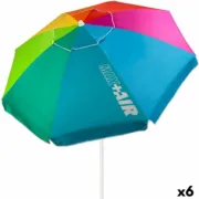 Guarda-sol Aktive Multicolor 200 x 200 x 200 cm 200 x 203 x 200 cm (6 Unidades) A Preço de Revenda - nacloset 2