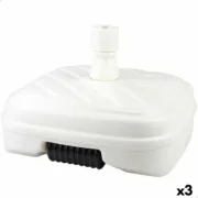 Base para Guarda-Sol Aktive Branco Plástico 56 x 40 x 56 cm (3 Unidades) A Preço de Revenda - nacloset