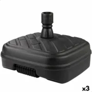 Base para Guarda-Sol Aktive Antracite Plástico 56 x 40 x 56 cm (3 Unidades) A Preço de Revenda - nacloset