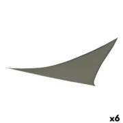 Toldo de vela Aktive Cinzento 360 x 0,5 x 360 cm Triangular (6 Unidades) A Preço de Revenda - nacloset