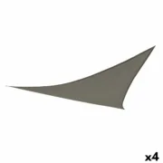 Toldo de vela Aktive Cinzento 500 x 0,5 x 500 cm Triangular (4 Unidades) A Preço de Revenda - nacloset