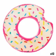 Roda Insuflável Intex Donut Cor de Rosa 107 x 99 x 23 cm (12 Unidades) A Preço de Revenda - nacloset