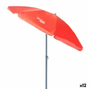 Parasol Aktive UV50 Ø 180 cm Coral Poliéster Alumínio 180 x 187 x 180 cm (12 Unidades) A Preço de Revenda - nacloset