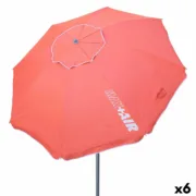 Parasol Aktive UV50 Ø 200 cm Coral Poliéster Alumínio 200 x 198 x 200 cm (6 Unidades) A Preço de Revenda - nacloset
