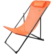 Espreguiçadeira reclinável Aktive Laranja 53 x 87 x 78 cm (4 Unidades) A Preço de Revenda - nacloset 2