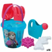 Conjunto de brinquedos de praia Frozen Ø 18 cm (16 Unidades) A Preço de Revenda - nacloset