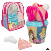 Conjunto de brinquedos de praia Disney Princess Polipropileno 18 x 16 x 18 cm Ø 18 cm (12 Unidades) A Preço de Revenda - nacloset