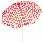 Chapéu de praia Aktive Vermelho 200 x 205 x 200 cm (6 Unidades) A Preço de Revenda - nacloset 2