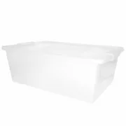 Caixa de Armazenagem com Tampa Curver Branco Plástico 26 L 55 x 19 x 35 cm (7 Unidades) A Preço de Revenda - nacloset 2