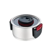 Caçarola com Tampa Feel Maestro MR-3530-16 Preto Vermelho Aço Aço inoxidável Plástico Ø 16 cm 1,6 L Cozinha | Gourmet - nacloset 2
