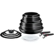 Conjunto de Frigideiras Tefal Ingenio Easy Cook Clean 13 Peças Preto Alumínio Cozinha | Gourmet - nacloset