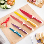 Conjunto de Facas Cerâmicas e Descascador   (6 peças) Acessórios de Cozinha - nacloset 2