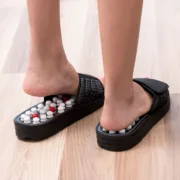 Sapatilhas de Massagem de Pés Acupuntura Chinelos de casa - nacloset