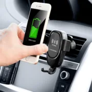 Suporte de telemóvel sem fios para Carro Carregadores e cabos USB - nacloset