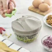Mini picadora manual com fio Spinop Acessórios de Cozinha - nacloset