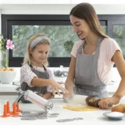 Máquina para Fazer Bolachas e Saco Pasteleiro 2em1 Prekies InnovaGoods Acessórios de Cozinha - nacloset 2