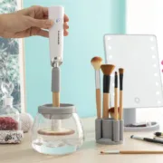 Limpador e Secador Automático de Pincéis de Maquilhagem Acessórios e organizadores - nacloset