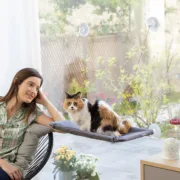 Rede Suspensa para Gatos Catlax Animais de Estimação - nacloset 2