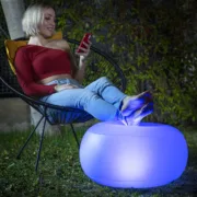 Assento Insuflável com LED Multicolor e Controlo Remoto Desporto | Lazer - nacloset