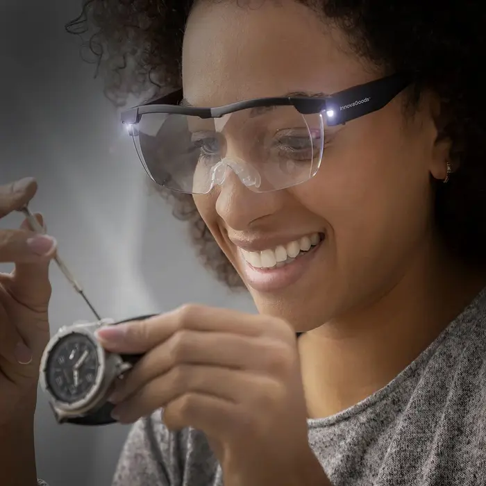 Óculos de Aumento com LED Glassoint InnovaGoods Óculos de leitura e lupas - nacloset