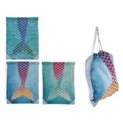 Saco Mochila com Cordas Sereia Junior Knows Bebés e Crianças - nacloset 2