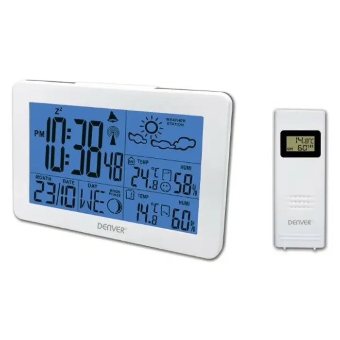 Estação Meteorológica Multifunções Denver Electronics WS-530 Branco Bricolage e Ferramentas - nacloset 2