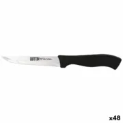 Faca de Cozinha Quttin Kasual Preto Prateado 22 x 2 x 1,5 cm Multiusos (48 Unidades) Cozinha | Gourmet - nacloset