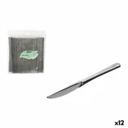 Conjunto de facas reutilizáveis Algon Prateado Plástico 20 cm 50 Peças (12 Unidades) Conjuntos de Facas - nacloset