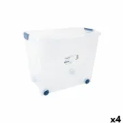 Caixa de Armazenamento com Rodas Tontarelli 59 x 38’5 x 47’5 cm (4 Unidades) A Preço de Revenda - nacloset