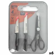 Conjunto de Facas Quttin Nero 4 Peças (6 Unidades) Conjuntos de Facas - nacloset