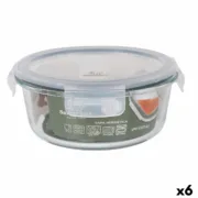Lancheira Hermética Santa Clara Transparente Ø 17 cm 0,9 l (6 Unidades) A Preço de Revenda - nacloset