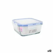 Lancheira Hermética LAV Azul Transparente 0,72 l (12 Unidades) A Preço de Revenda - nacloset