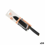 Faca de Cozinha MasterChef Preto Prateado 18 cm (24 Unidades) Cozinha | Gourmet - nacloset