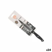 Faca de Cozinha MasterChef Preto Prateado 12 cm Multiusos (24 Unidades) Cozinha | Gourmet - nacloset