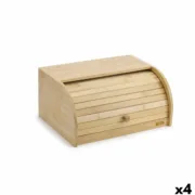 Cesta do Pão Quttin Bambu 38 x 28 x 18 cm (4 Unidades) A Preço de Revenda - nacloset