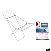 Estendal de Roupa Dobrável 18 m Confortime Hibisco Prateado Metal 180 x 55 x 109 cm (6 Unidades) Casa | Jardim - nacloset