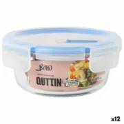 Lancheira Hermética Quttin Boho Transparente 0,4 l (12 Unidades) A Preço de Revenda - nacloset