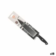 Faca de Cozinha MasterChef Chef Preto Prateado 20 cm (18 Unidades) Cozinha | Gourmet - nacloset