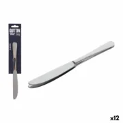 Conjunto de Facas Quttin Classic Prateado Aço inoxidável 21,6 x 1,8 cm 2 Peças (12 Unidades) Conjuntos de Facas - nacloset