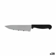 Faca de Cozinha Quttin Laser Preto Prateado 28 x 6 x 1,3 cm (28 Unidades) Cozinha | Gourmet - nacloset