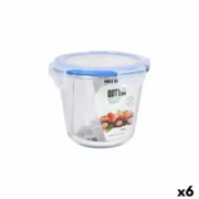 Lancheira Hermética Quttin Transparente 700 ml (6 Unidades) A Preço de Revenda - nacloset