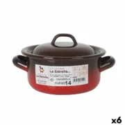 Caçarola La Estrella Fuego 1L Ø 14 x 7 cm (6 Unidades) A Preço de Revenda - nacloset