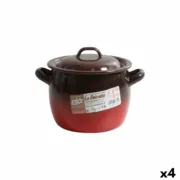 Caçarola com Tampa La Estrella Fuego ø 12 x 11 cm (4 Unidades) A Preço de Revenda - nacloset