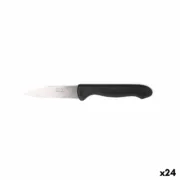 Conjunto de Facas de Descascar Cuyfor Preto Prateado Aço inoxidável 7,5 cm 6 Peças (24 Unidades) Conjuntos de Facas - nacloset