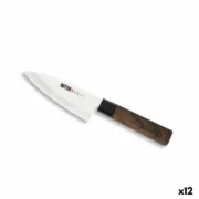Faca de Cozinha Quttin DEBA Takamura Castanho Prateado 11 cm (12 Unidades) Cozinha | Gourmet - nacloset