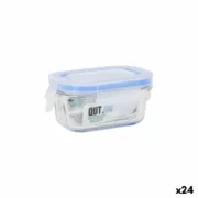 Lancheira Inde Quttin Retangular 120 ml 11 x 8 x 5,1 cm (24 Unidades) A Preço de Revenda - nacloset