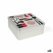Caixa Multiusos Confortime Make-Up Metal 19,7 x 19,7 x 8 cm (12 Unidades) A Preço de Revenda - nacloset