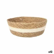 Caixa de Armazenagem Privilege Privilege vime Redonda ø 22 x 8 cm (12 Unidades) A Preço de Revenda - nacloset